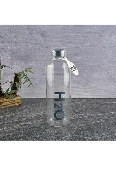 Tohana Borosilikat Cam Matara 1 Litre Gri H2O81002 - 3