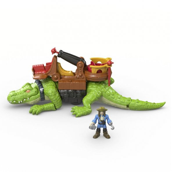 Imaginext Yürüyen Timsah ve Korsan Hook DHH63 Lisanslı Ürün - 2