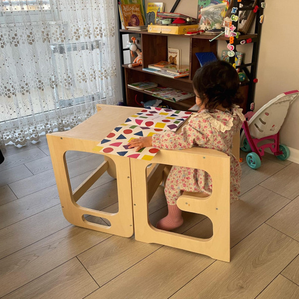öğrenme kulesi - aktivite masası - mama masası - 5