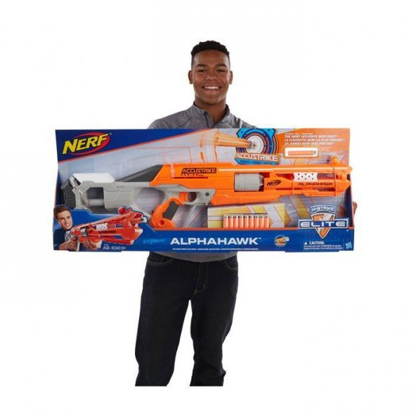 Nerf Elite Accustrike Alphahawk B7784 Lisanslı Ürün Nerf Tüfek