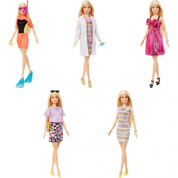 Barbie 25ten fazla aksesuar ile Barbienin Rüya Gardırobu GBK10