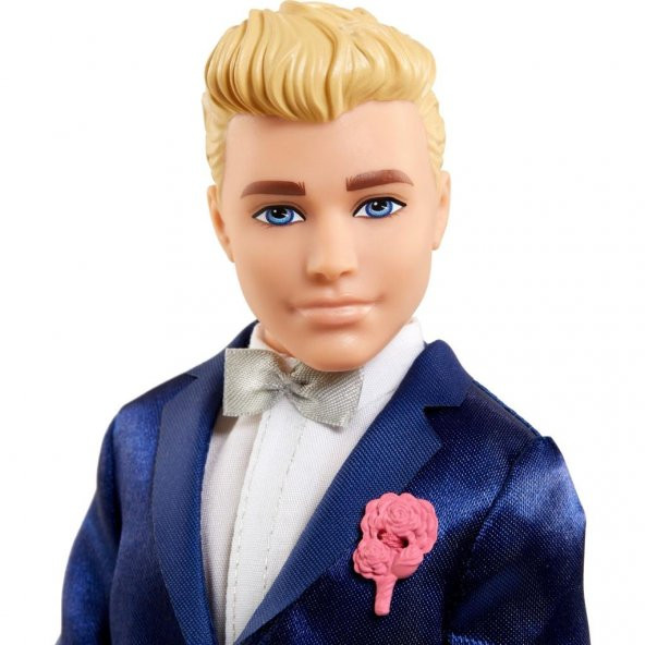 Barbie Ken Damat Barbie 30cm GTF36 Lisanslı Ürün - 5