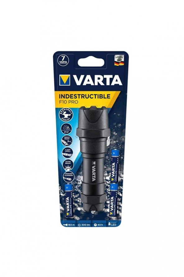 D-light Varta Indestructible F10 Pro Pilli El Feneri - 3