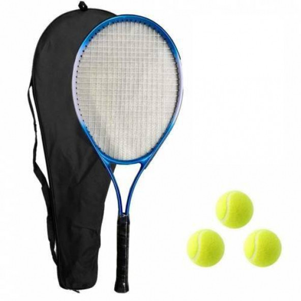 Yetişkin Kort Tenis Raketi Seti Başlangıç Seviye Tenis Raketi Seti