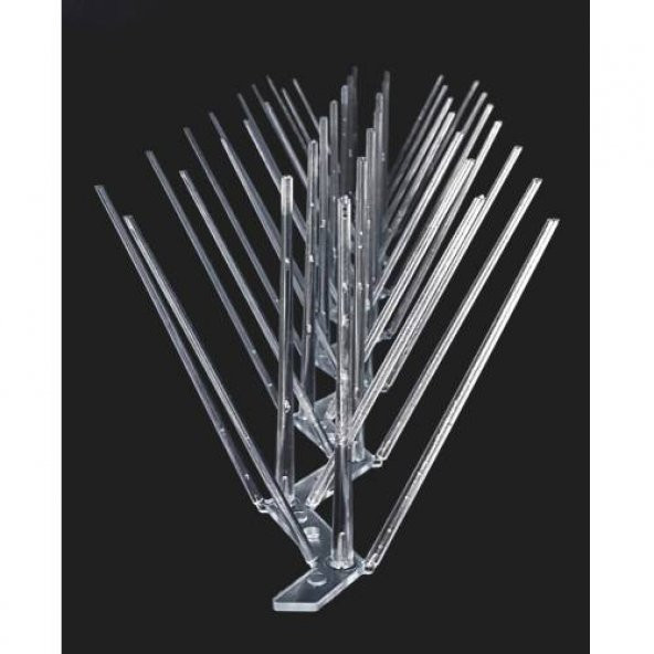 (Beş Adet) Kuş Kovucu Kuş Kovar Kuşkonmaz Diken 50 Cm - Şeffaf - Polikarbon 1. Kalite - 3