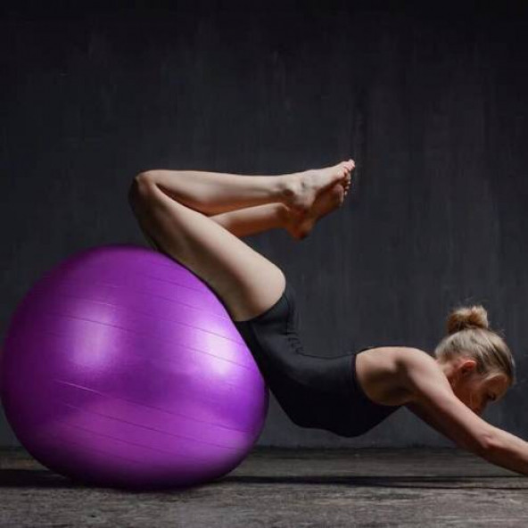 Büyük Boy Pilates Topu 65 Cm Pilates Topu Egzersiz Pilates Topu