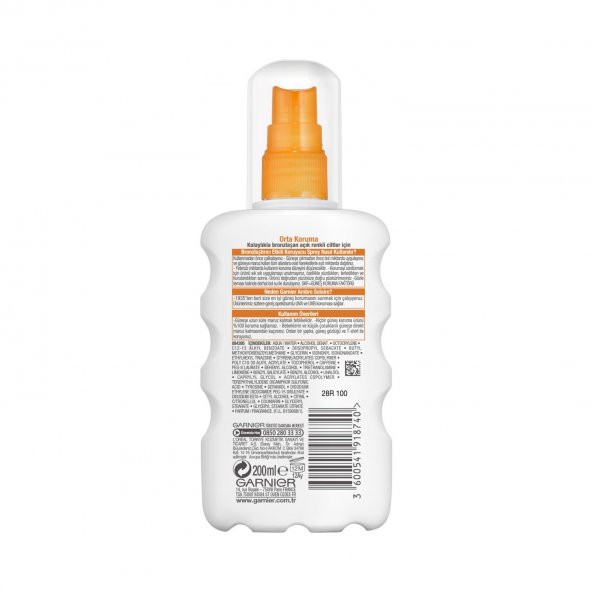 Garnier Ambre Solaire İdeal Bronzluk Sprey GKF20 200ML - 2