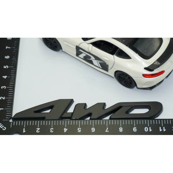 DK Tuning Arazi Off Road 4WD Siyah Metal 3M 3D Yazı Logo Amblem - 5