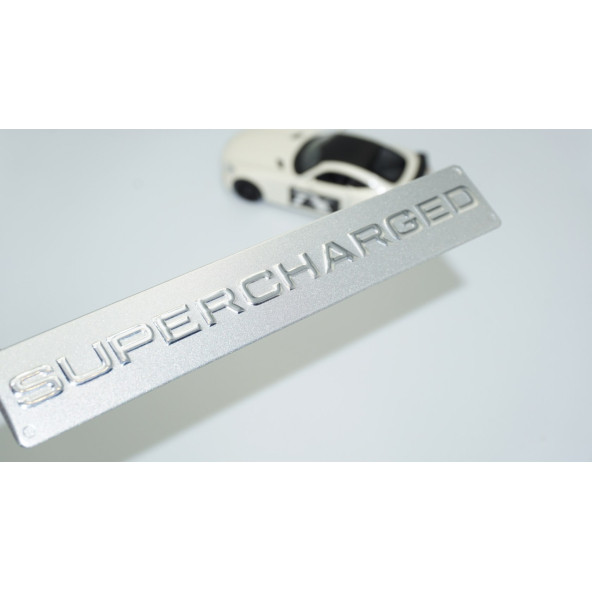 DK Tuning Supercharged Bagaj Gri Logo Arma Mini Cooper İle Uyumlu