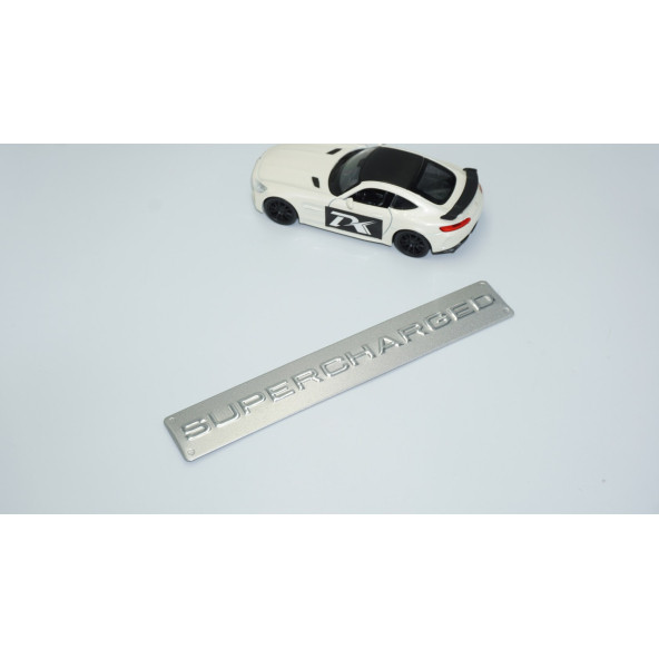 DK Tuning Supercharged Bagaj Gri Logo Arma Mini Cooper İle Uyumlu - 2