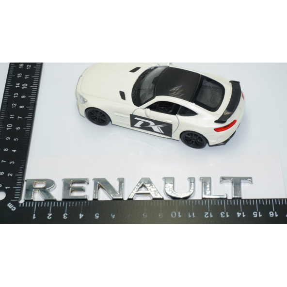 DK Tuning Bagaj 3M 3D Krom ABS Logo Amblem Renault İle Uyumlu - 4
