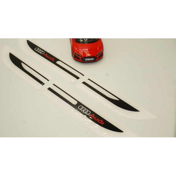 Audi A5 Logo Yan Çamurluk 3M 3D Damla Silikon Yeni Nesil Logo Amblem - Resim 3