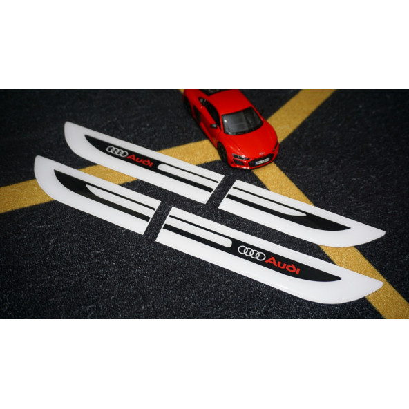 Audi A4 Logo Yan Çamurluk 3M 3D Damla Silikon Yeni Nesil Logo Amblem - 6