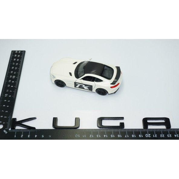 DK Tuning Kuga Siyah ABS 3M 3D Bagaj Yazı Logo Ford İle Uyumlu - 4