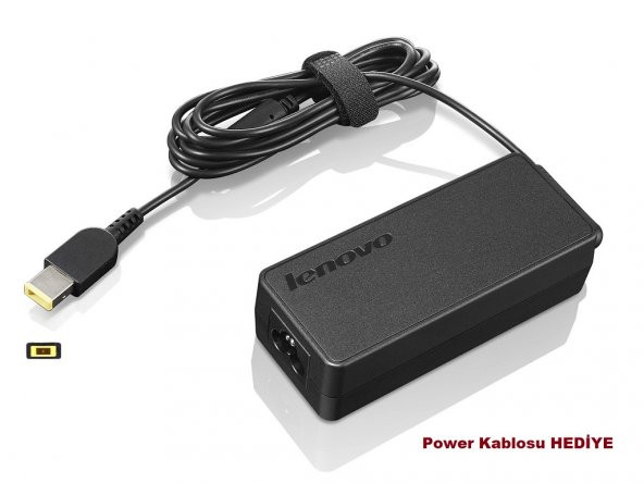 Lenovo 20V 4.5A 90W Usb Notebook Adaptörü KARE UC (ORJİNAL)