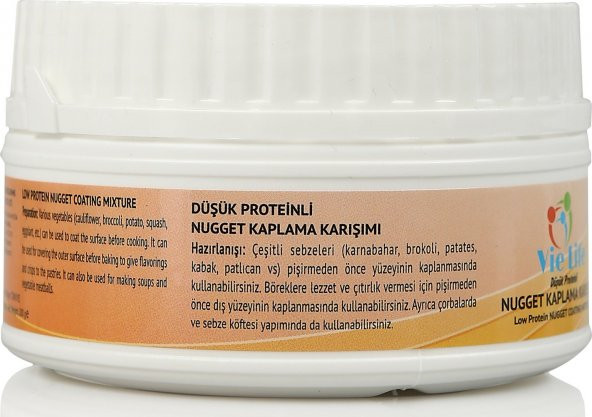 Vie Life 520 g Düşük Proteinli Tavuk İkamesi ve 200 g DP Nugget Kaplama Karışımı - Ekonomik Boy - 5