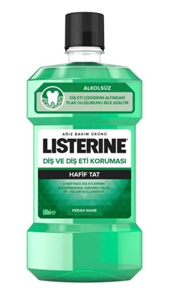 Listerine Alkolsüz Diş ve Diş Eti Koruması Ağız Bakım Suyu 500 ml