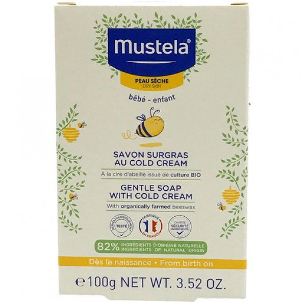 Mustela Cold Cream İçeren Besleyici Sabun 100 gr ürün görseli