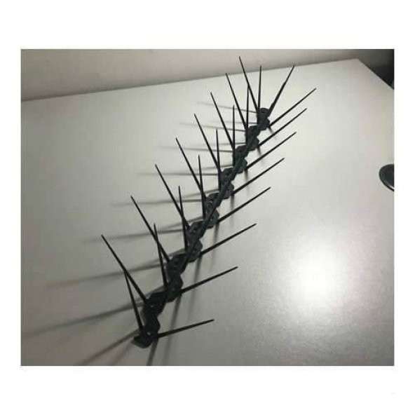 (On Adet) Kuş Kovucu Kuş Kovar Kuşkonmaz Diken 50 Cm - Siyah - Polikarbon 1. Kalite ÜSİYAHetsiz Kargo - 2
