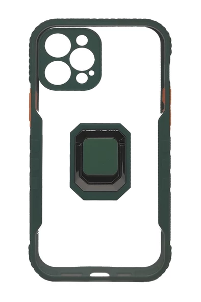 İphone Standlı Korumalı Mıknatıslı Mola Telefon Kılıfı - Resim 5