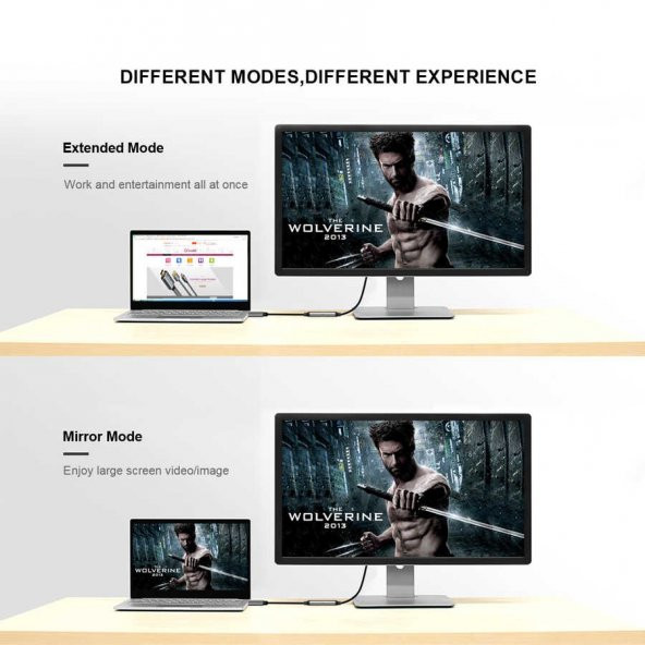 Qgeem QG-HD02 HDMI To Mini Display Port Dönüştürücü - 5