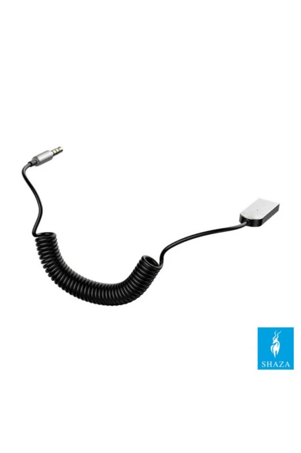SHAZA USB Wireless Bluetooth Araç Kiti Hifi Stereo Ses Alıcısı Aux 3.5mm Jack Adaptörü Bluetooth 5.0 - 5