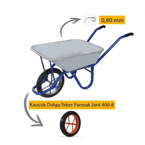 Kanat Afrika Galvanizli Demonte El Arabası 0.80 mm Sac - 2