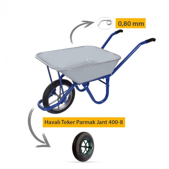 Kanat Afrika Galvanizli Demonte El Arabası 0.80 mm Sac - 3
