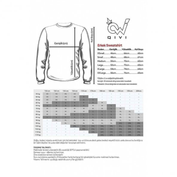 Zombie Peace Baskılı Beyaz Erkek Sweatshirt - 3