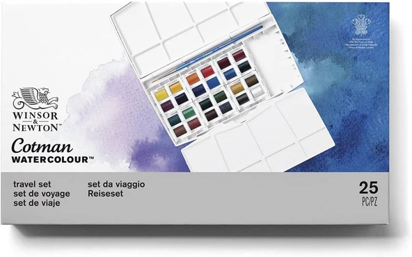 Winsor Newton Cotman 24'lü Profesyonel Sulu Boya Seti