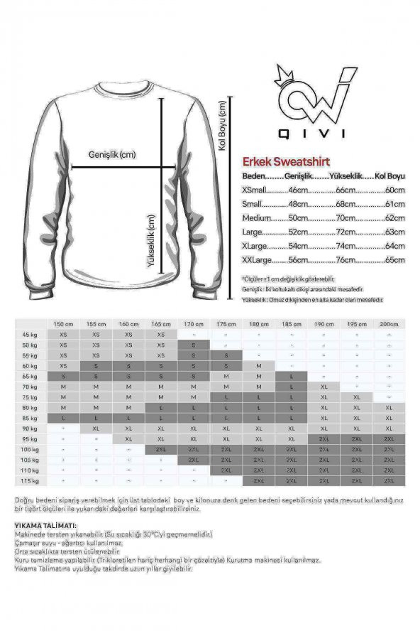 Türk Boyları Kınık Boyu Baskılı Beyaz Erkek Sweatshirt - 2