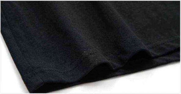 Bleach Logo Baskılı Siyah Erkek Tshirt - 4