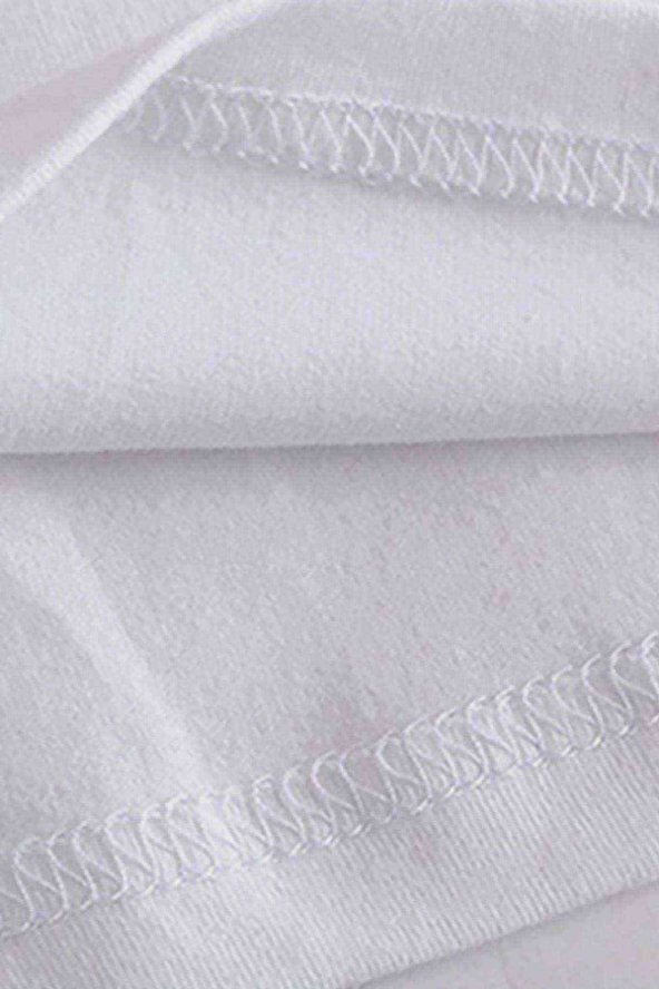 Araba Subaru Logo Baskılı Beyaz Erkek Tshirt - 4