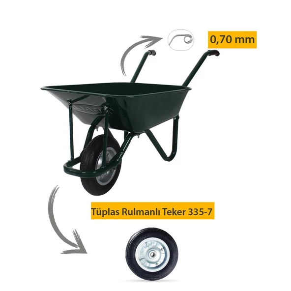 Adalı Demonte El Arabası 0.70 mm Sac - 3