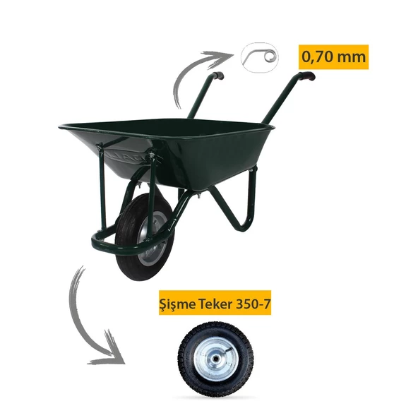 Adalı Demonte El Arabası 0.70 mm Sac - 4