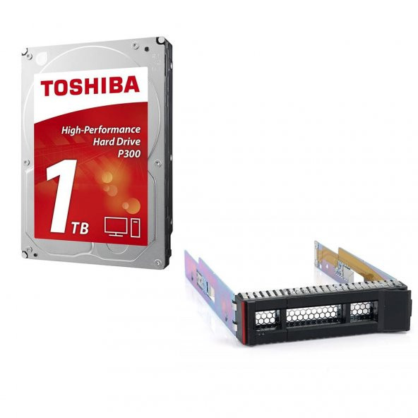 TOSHIBA HDWD110UZSVA 1TB 3.5 7200rpm 64mb HarddiskNPO SM17A06251 Lenovo Uyumlu 3.5 Disk Kızağı