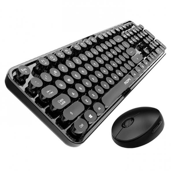 Polham Kablosuz Daktilo Tipi Klavye ve Mouse Seti, Ultra Hassas Klavye ve Mouse Seti