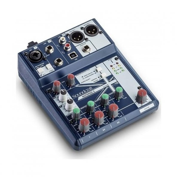 Soundcraft Notepad 5 Channel Desktop Mixer - 3