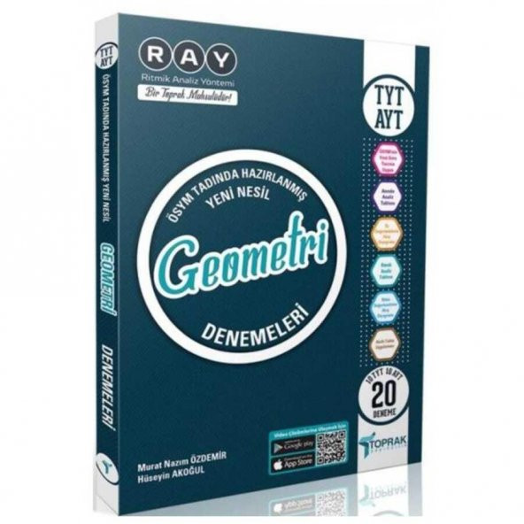 Toprak Yayınları  Tyt-Ayt Geometri Deneme Kitabı