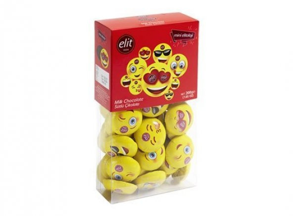 ELİT MUTLULUK SERİSİ KALP-GÜL-EMOJİ ÇİKOLATA - 4
