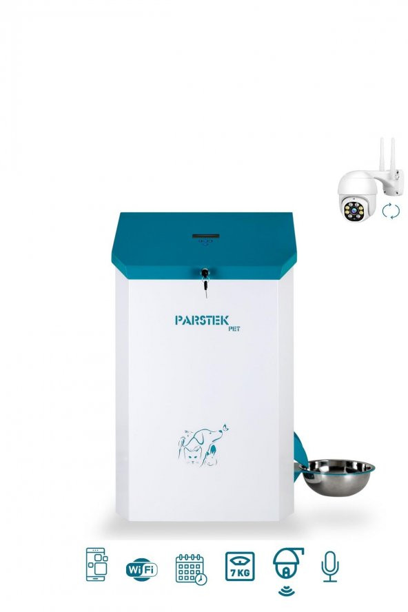PARSTEK Otomatik Mama Makinesi 7 KG  Sesli İletişim Kameralı