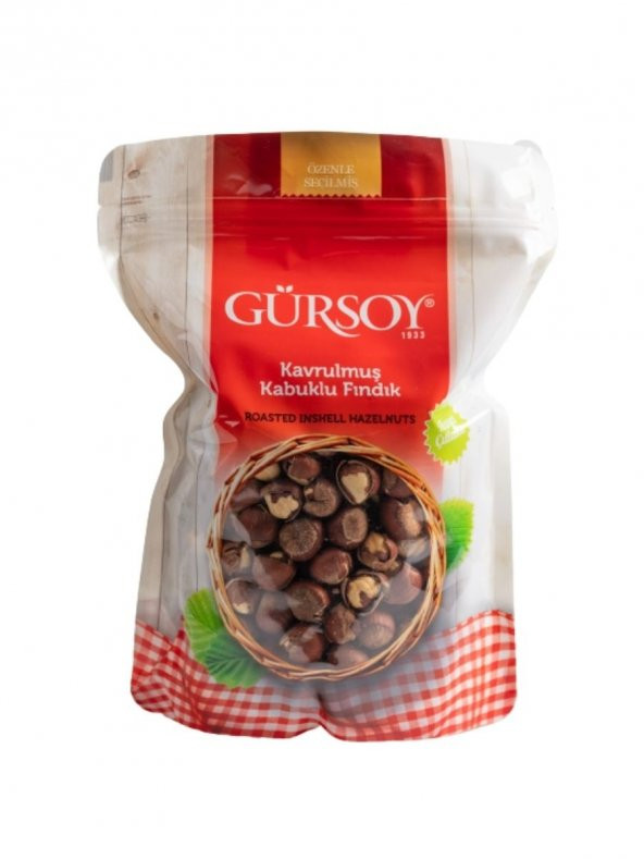 Gürsoy Kavrulmuş Kabuklu Fındık Doypack 500 G