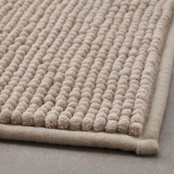 Banyo Paspası Koyu Bej 50x80 Cm Mikrofiber - Yumuşak Paspas - 2
