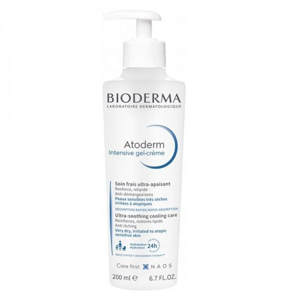 Bioderma Atoderm Intensive Gel-Creme 200 ml Yatıştırıcı Jel Krem - 4