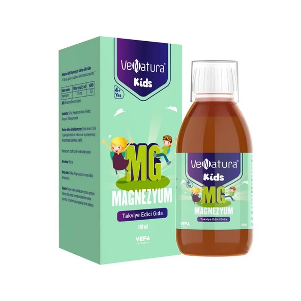 Venatura Kids Magnezyum Şurup 100 ml