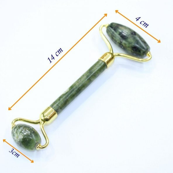 Jade (Yeşim) Gua Sha & Roller Set - 2