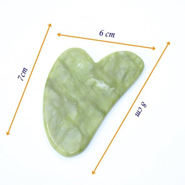 Jade (Yeşim) Gua Sha & Roller Set - 3