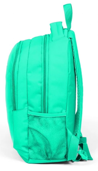 Coral High Su Yeşili İlk ve Ortaokul Sırt Çantası - USB ve AUX Çıkışlı - Kız ve Erkek - Resim 2