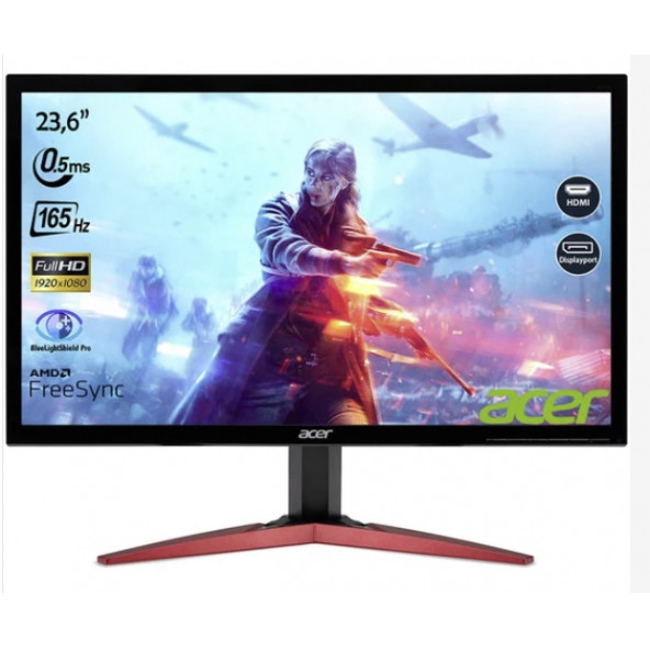 Acer KG241QS 23.6" 165Hz 1ms (HDMI+Display) FreeSync Full HD Monitör UM.UX1EE.S01