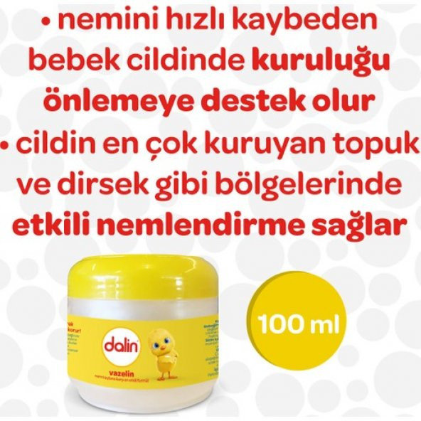 Dalin Nem Kaybına Karşı Formul Vazelin 100 ml - 9